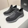 Herrens high-end casual skor 2023 Nya sommarsneakers flygväv andas en fotpedalskor