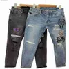 المصمم Ksubi Jeans Men Mid Rise Mens Mens Clothing ضيقة جينز جينز مصمم الرجال