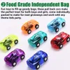 الحفلات لصالح لعبة Mini Car Toys Pull Race Cars Treasure Box Toy للفصل الدراسي مركبة كرنفال جوائز Goodie Bag Stuffers Pinata Fullers for Kids