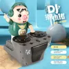 Забавные игрушки DJ Electric Disc Making Swinging Toy для свиней, чтобы танцевать Little Pig Boy Internet Celebrity Light Children's Interactive 230626