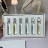 하이 엔드 BYREDO 향수 12ml 세트 6pcs 향수 슈퍼 시더 블랑쉬 모하비 고스트 발 Dafrique 로즈 집시 워터 오 드 퍼퓸 여행 스프레이 6 in 1 쾰른 샘플 선물 상자