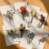 Mini bouquet di fiori secchi per la decorazione Corpetto nuziale fai da te Artigianato e creatività Candele galleggianti per realizzare decorazioni fotografiche per la casa