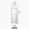 Vattenflaskor 500 ml Tidsmärke flaska kreativ stor kapacitet läcka bevis och dropp plast dryck kopp vandring sport dricka