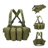 Multifunktionspåsar Multifunktion AK Vest US Fan CS Field Combat Hunt Gear Vest Bag Chest Rig Outdoor Vest Tactical BagHKD230627