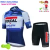 Cycling Jersey Sets Summer Quick Step Kids Cycling Jersey Set Children Short Sleeve Bike Clothing MTB Ropa Ciclismo Boys Cycling Suit Bike Wear 230626