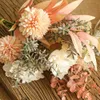 Fleurs séchées nouveau Design Bouquet artificiel pivoine pissenlit Eucalyptus fleur de soie plante verte décoration de fête de mariage à la maison