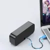 Kombinationslautsprecher USB-Computerlautsprecher Laptop mit Stereo-Sound, verbessertem Bass, tragbare Minibar für Windows-PCs Desktop M5TB