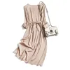 Шифоновое платье с принтом, женские рубашки с коротким рукавом в стиле ретро, летние свободные женские винтажные богемные юбки 220526