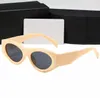 Роскошные солнцезащитные очки для женщин и мужчин с дизайнерским логотипом Y slM6090 Очки в одном стиле Классические очки-бабочки в узкой оправе «кошачий глаз» без коробки