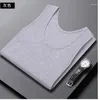 Camisetas sin mangas para hombre Top de verano para hombre Fat Plus Loose Strap Mid Casual Pure Cotton Bottom Ropa para papá