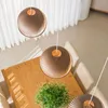 Lampes suspendues LED en bois Restaurant lustre salon chambre chez l'habitant salon de thé lampe créative personnalisée Table à manger lumière