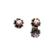 Stud Earrings MADALENA SARARA Promotion 6-7mm Round Freshwater Pearl Two Kinds Pink Purple White Options