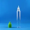PET -plastdropparflaskor 100 st 30 ml dubbelbeständig mycket transparent barnsäker tjuv Safe Squeeze flaska med lång bröstvårta aevrw