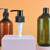 Butelki do przechowywania 300 ml 500 ml pustej pompy dozowująca olejek eteryczny zlewable do ciała mydło do szamponu i odżywki