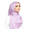 Sciarpe Protezione solare Foulard di lusso Copricapo da donna Copricapo in jersey tinta unita Sciarpa hijab Scialle avvolgente