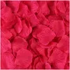 Flowers 2000Pcs/20Bag Flower Hand Made 2022 New Rose Petals For Artificial Silk Marriage Decoration Valentine Drop Delivery Dhhde