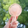 NEW Portable Hand-Held Small Fan USB Charging Fan Mini Desktop Fan Three Speed Control Silent Simple Style Pocket Fans