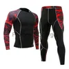 Men's Tracksuits Men's Gym Clothing Jogging suit Compression MMA rashgard Male Long johns Winter Thermal underwear Sports suit Brand Clothing 4XL x0627