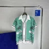 Designer skjorta herrknapp upp skjortor tryck bowling skjorta hawaii blommor casual skjortor män smal passar kort ärm klänning hawaiian t-shirt m-3xl u15