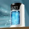 1 pc Draagbare Airconditioner Luchtbevochtiger Sfeer Licht Ventilator USB Cooler Airconditioner, 3 In 1 Functie, klein en Lichtgewicht