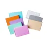 Mailers 5pcs / Lot Black / Grey / Pink Paper Cardboard Boxes для упаковки заказов упаковки коробки для упаковки ткани / подарка