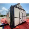 4/5/6m New arrival inflatable pub with chimney movable house tent inflatables party bar for outdoor entertainment