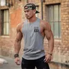 Mens Tank Tops Brand Clothing Men Gym Singlet Muscle Stringer Fitness Sports Sleeveless Shirt Y BACK Racer Workout Vest 230627