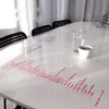 Whiteboards transparent selfadhhesive torr raderingskort barn ritbräda färg board glas skrivbord klart film vägg klistermärke möte skivbräda