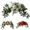 Dekorative Blumen Künstliche Sturzblume Spiegelfront IDY Girlande Hochzeit Weihnachten Party Dekoration Haustür