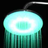Pommeaux de douche de salle de bain en acier inoxydable pouces lumière LED pluie pommeau de douche salle de bain R230627