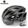 Fahrradhelme ROCKBROS Bicyc Helm Männer EPS Integral geformter Breathab Fahrradhelm Männer Frauen Goggs ns Aero MTB Rennrad Helm HKD230626