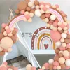 Cintres Racks 163pcs Dusty Pink Rainbow Balloon Garland Arch Kit Mariage Anniversaire Ballons Décoration Boho Party Kids Baby Shower Arche Ballon x0710