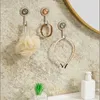 New Door Hook Up Bags Wall Hanging No Trace Punch-free Diamond Home Furnishing Key Light Luxury Kitchen Storage