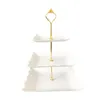 Bakvormen Gereedschap Cake Stand 3 Tier Plastic Beugel Tiered Sweet Voor TIJD Serveerstandaards Romantisch Diner Buffet Organisatie R7UB