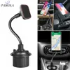 Univerola Car Cup Holder Phone Mount with Longer Neck 360 Rotation Cradle for iPhone XS Adjustable Cup Holder Phone Mount Stand
