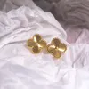 Luxuriöse große goldene Creolen für Damen, Ohrstecker-Clip, schlicht, Retro, 18 Karat vergoldet, geometrische Quaste, Kristall-Strass-Perlenohrring, Hochzeitsfeier-Schmuck