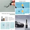 Outils de nettoyage de voiture Motive Glass Nano Solution de réparation Fluid Window Kit Crack Scratchcar Drop Delivery Mobiles Motos Care Dhdg3