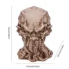 Objets décoratifs Figurines BUF Home Decor Statues mythiques de Cthulhu Résine Octopus Craft Figurines Accessoires de décoration de la maison Ornements de crâne de Cthulhu