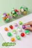 Eraser 18 Set/Lot Creative Vegetables Eraser Set Cute Writing Drawing Rubber Pencil Erasers Stationery for Kids Higts School