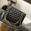 Bolsas de diseñador de 10A de alta calidad de lujo FLAP FLAP Purso Caviar Lady Bols