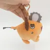 Plush Dolls 10pcs Man Pochita Cosplay 11CM Clip Pendant Keychain Plush Doll#w 230626