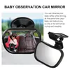 Interior Accessories 1 Set Of Car For Baby Rearview Child Backseat Observation Mirror Wide View On Windshield Suction Cup (