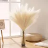 Dekorative Blumen Boho Pampas künstliche 39 Zoll hohe Grasdekoration Hochzeit Mittelstücke Blumensträuße für Vase Zimmer Home Decor