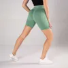 Nouveau short de sport de yoga sans couture taille haute Fitness short de levage de la hanche pantalon tricoté sans couture costume de yoga