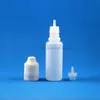 100 Pieces 18 ML High Quality LDPE Plastic Dropper Bottles With Double Proof & Anti-Thief and Child Safe Caps Nipples Iwtbe