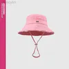 Brim jacq Holiday jacquemes jacquemly Sling Jacquemu Cappello Designer Hat Big Casquette Fisherman Bucket Hat Burr Summer Washing Sunscreen Cappello parasole