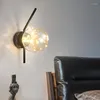 Vägglampor ledde hemljus för sovrum kök vardagsrummet modern lampa bredvid balkong gångbelysning svartgold