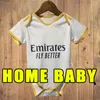 Baby 2023 2024 Real Madrids Benzema Jerseys Vini Jr Modric Camaveringa 23 24 Tchouameni Asensio Kroos Rudiger Kids Full Kits Bellingham Spädbarn bort tredje