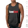Erkek Atletleri Gamestonk Stock Market-Can't Stop Game Stonk Gme Vest Cotton Market