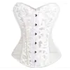 Femmes Shapers Sexy Femmes Jacquard À Lacets Désossé Overbust Corset Carnaval Brocart Respire Costumes Bustier Corselet Vintage Gorset Plus